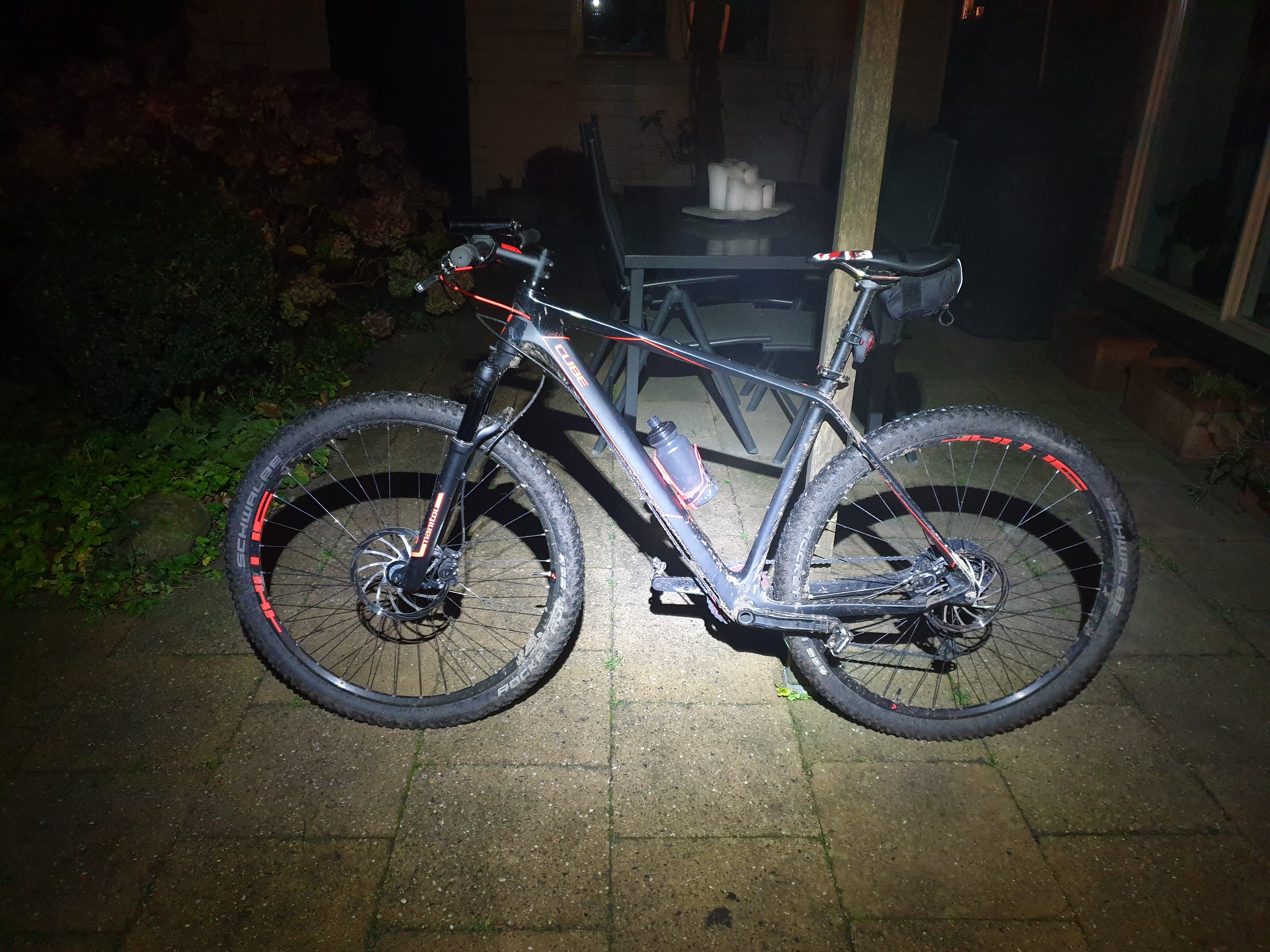 Cube Reaction bike after night ride