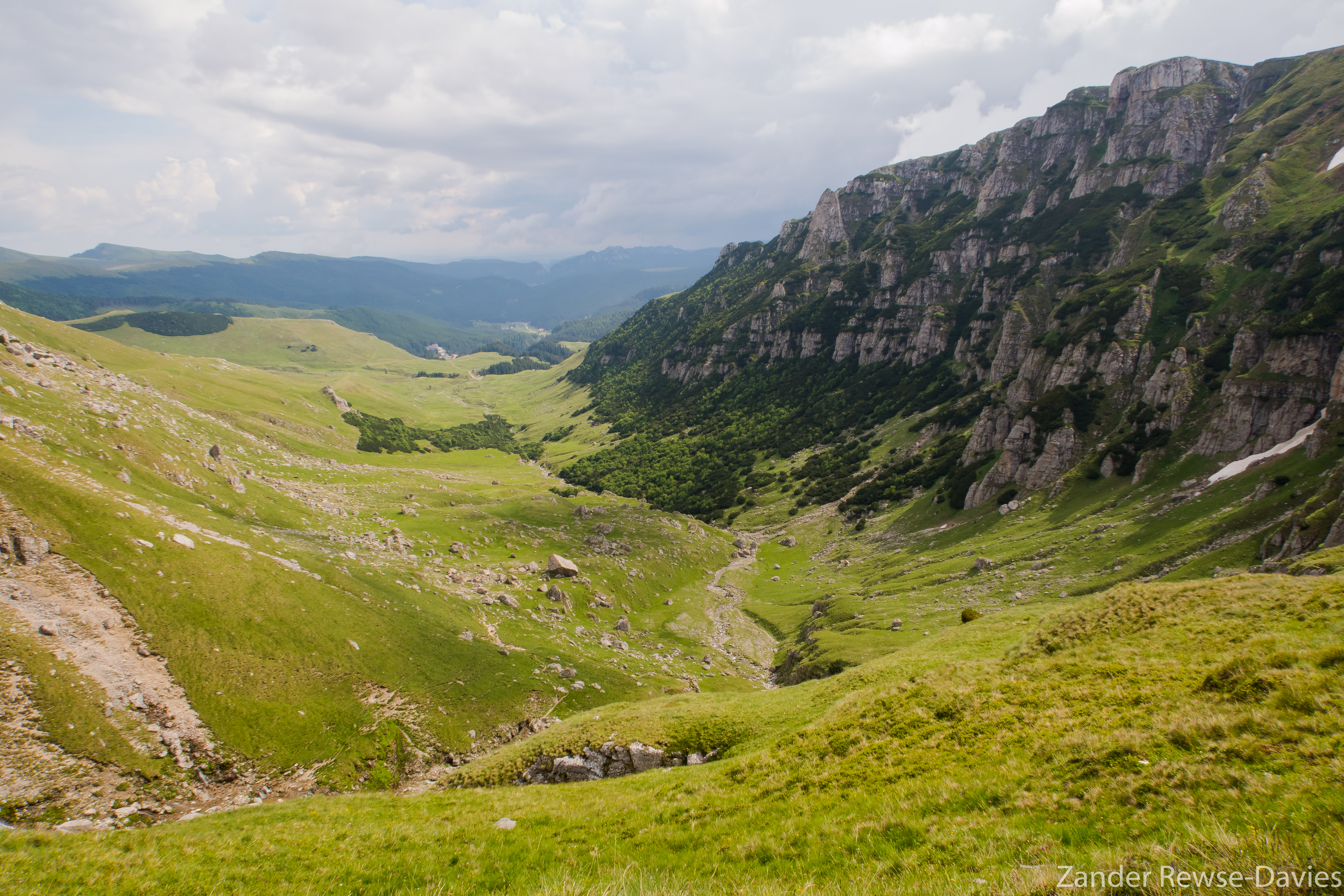 View of Bucegi National Park, Romania