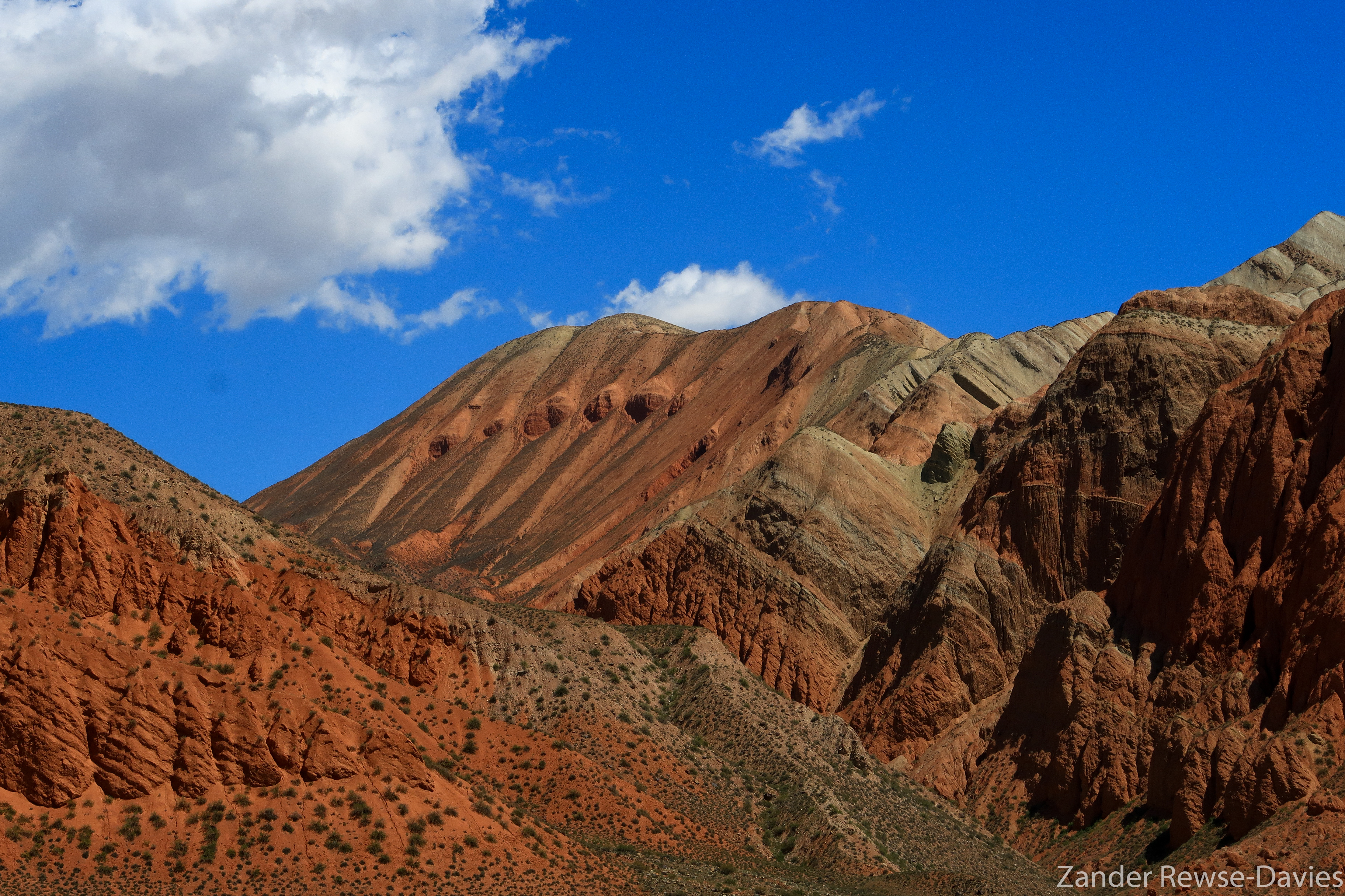 Kyrgyzstan sandstone formations