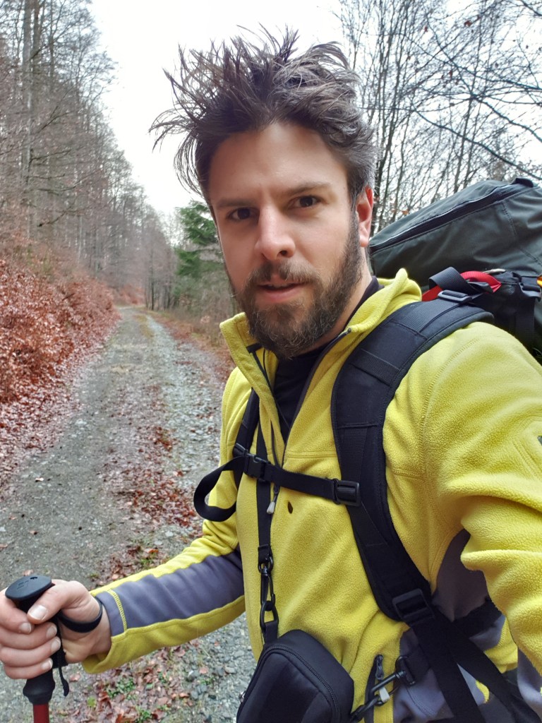 Multiday hiking with my tent in Germany, for training