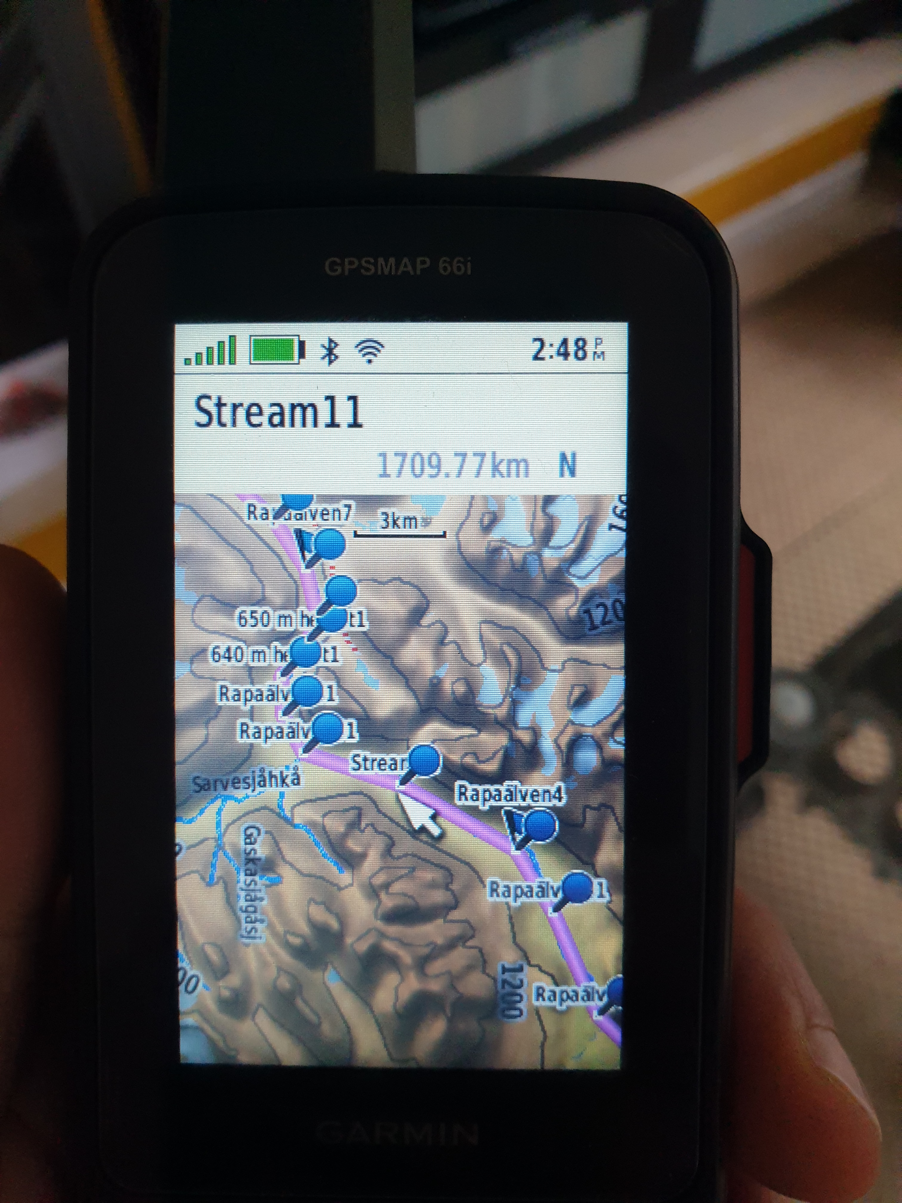 How a proper topographic GPS map should look