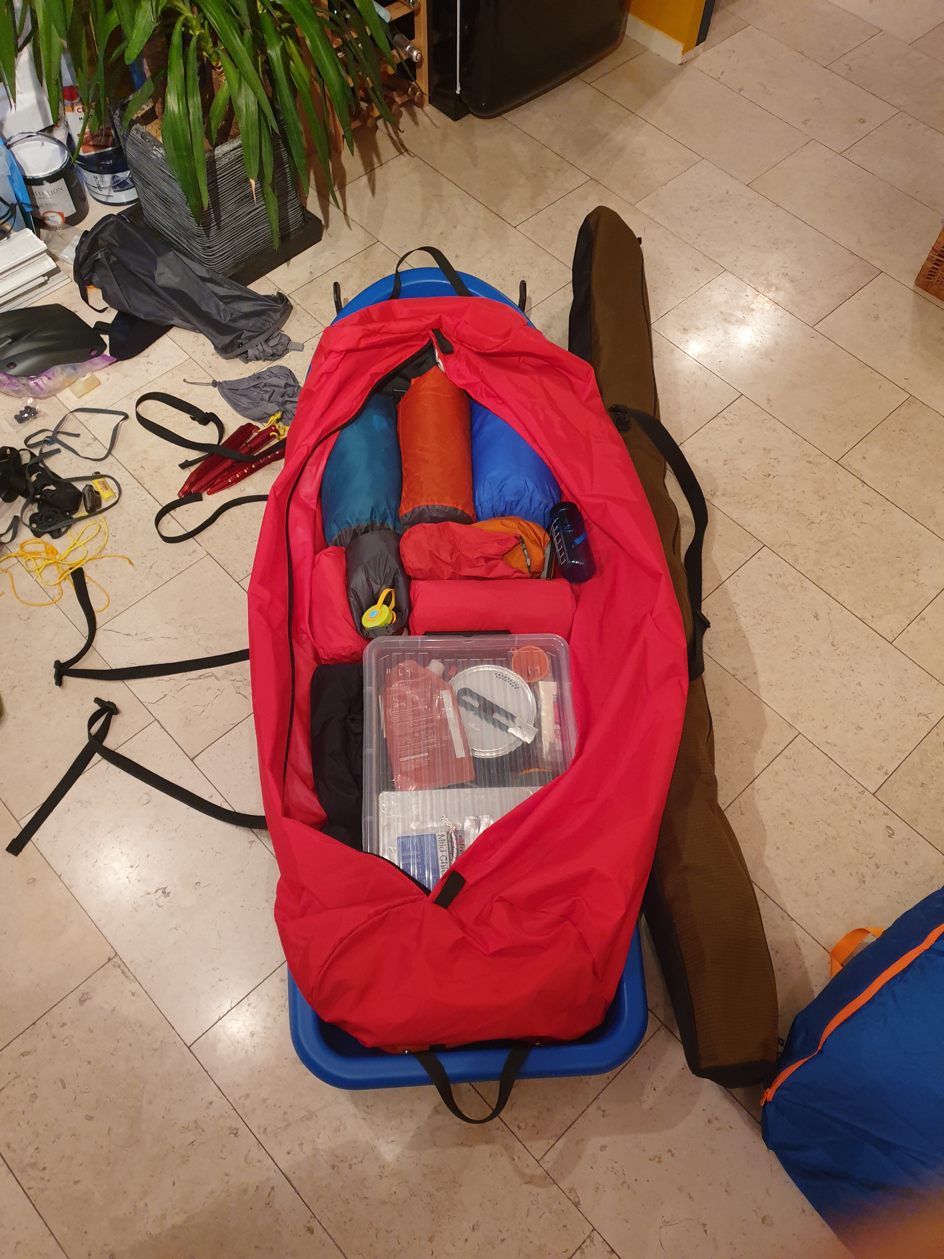 Pulk Tetris; test packing the pulk