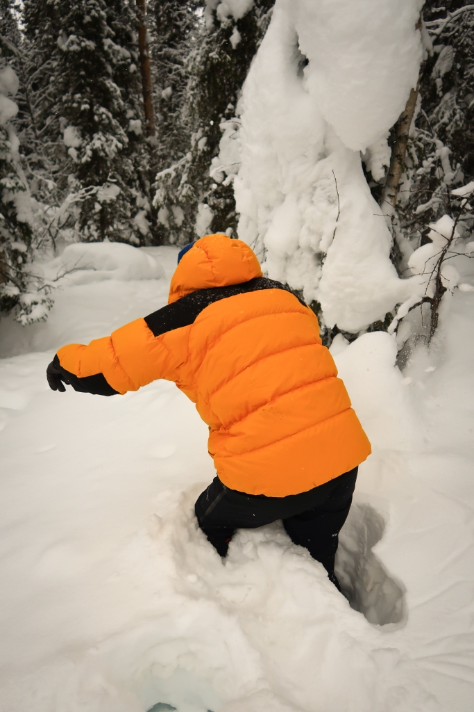 Falling in Deep Snow While Trying to Photograph Equipment - The Gentleman Explorer